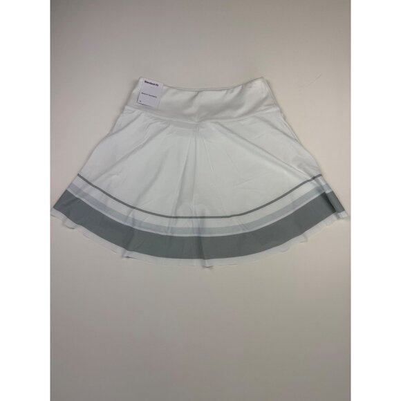 Size Small - Nike Dri-FIT Tennis Skirt White Gray Built-In Shorts - Picture 4 of 6